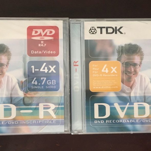 TDK DVD-R new, pack of 2 sealed