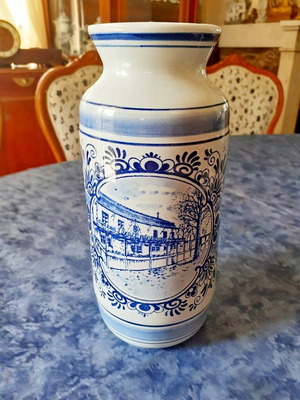 Vintage βάζο Delfts Holland 23cm 1960