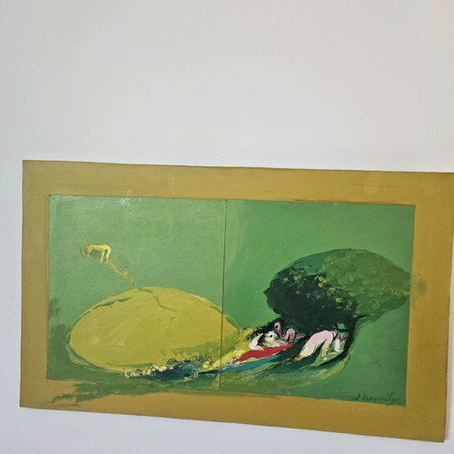 Painting by Demosthenis Kokkinidis like new
