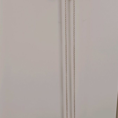 Loisir silver gold-plated necklace new, 40 cm chain