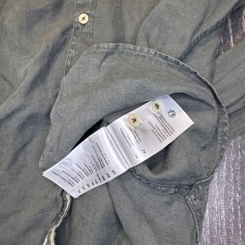 Marc O'Polo 100% linen shirt size M used, khaki green