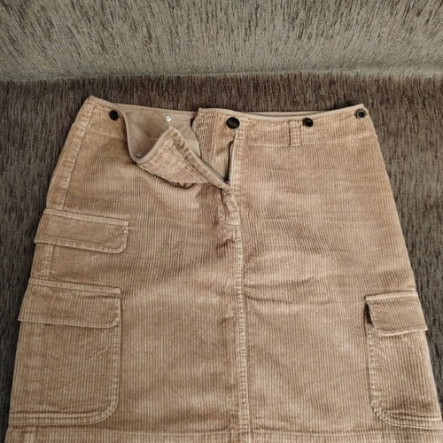 Gant corduroy mini skirt like new, beige, size S