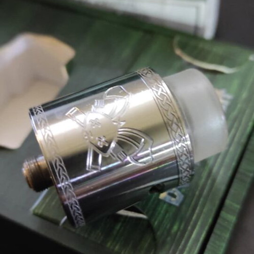 Hellvape Dead Rabbit V2 RDA like new, stainless steel
