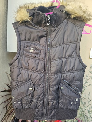 S.Oliver women's brown sleeveless vest like new, size XL