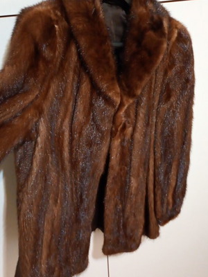 Vintage fur coat new, natural mink fur, size S