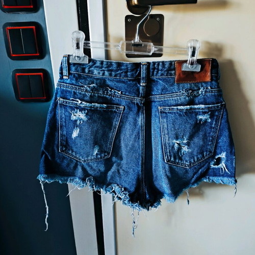 Zara Τζιν Σορτς Σαν Καινούργιο, Μπλε, Νούμερο 36 Small