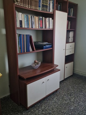 Bookcase like new, two pieces, each 0.96×2.04 m