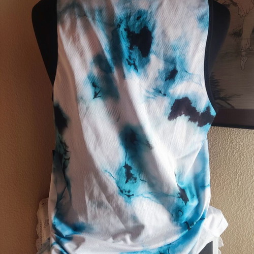 Villains of Virtue men's sleeveless tie-dye shirt XXL new