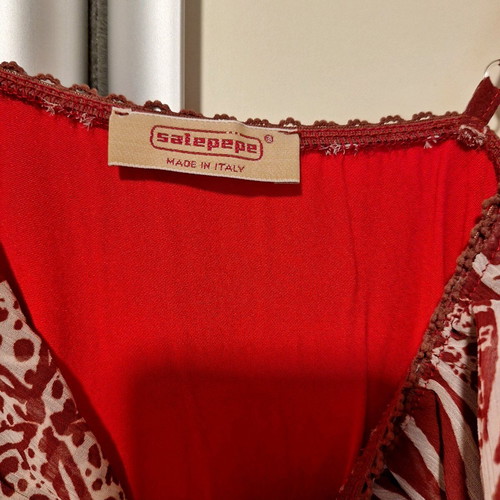 Salt & Pepper red spaghetti strap dress like new, size S