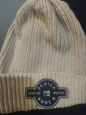 Scotch & Soda hat like new, beige, unisex
