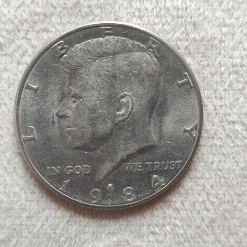 United States Half Dollar 1984 used coin