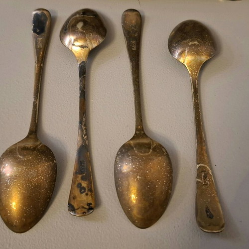 Egg serving set used, silver-plated EPNS Made in England 1930-40