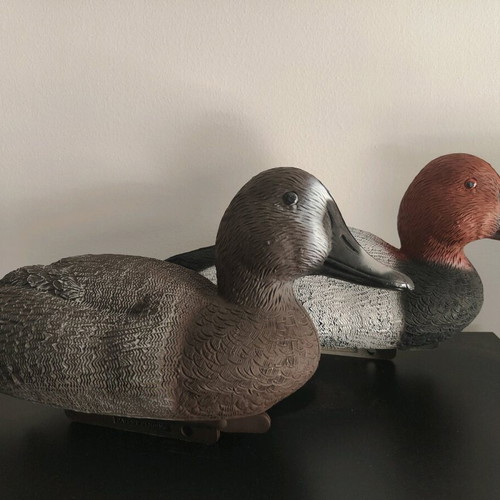Decorative Italian ducks new for garden and pool, set of 2 pieces
