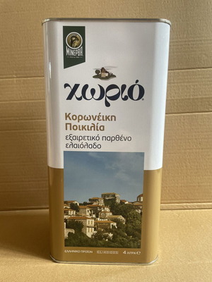 Chorio Koroneiki Extra Virgin Olive Oil 4lt new, sealed