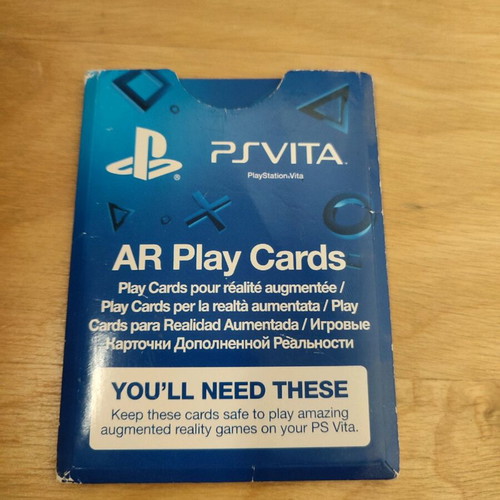 AR play cards for PS Vita used, authentic