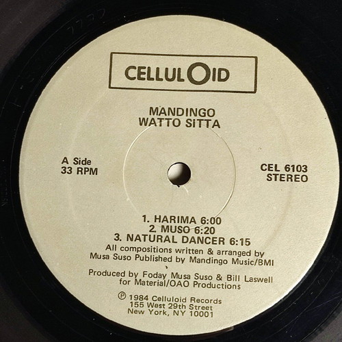 Mandingo Featuring Foday Musa Suso Watto Sitta vinyl like new, folk
