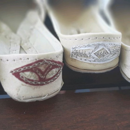 Aladdin Slippers. 2 pairs of children's shoes. Authentic from the Middle East. Aladdin Slippers.