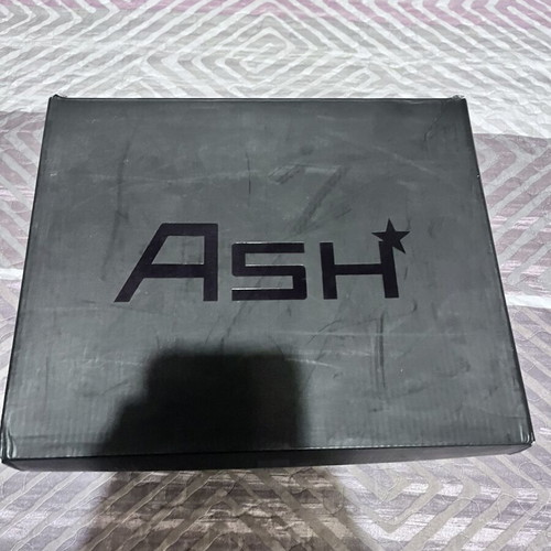 Ash women's sneakers size 38 used, black and grey