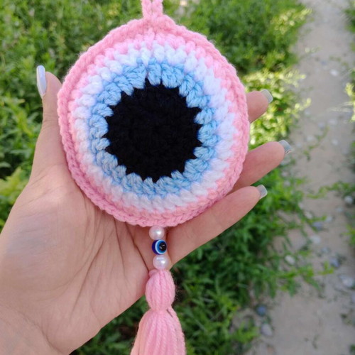 Handmade crocheted mataki new, ideal for baby stroller or crib