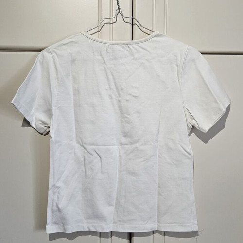 Moda Per Due Basic T-shirt, white with colorful details, size L