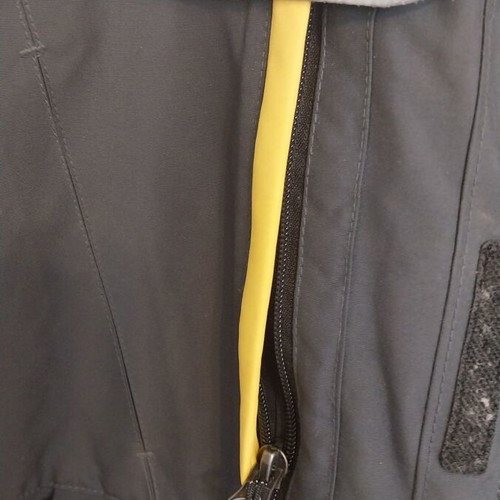 Etirel men's jacket used, gray and yellow, size L