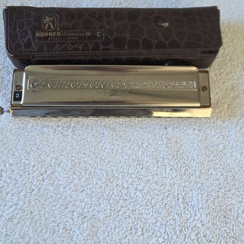 Hohner Cromonica 280 C harmonica used, playable condition