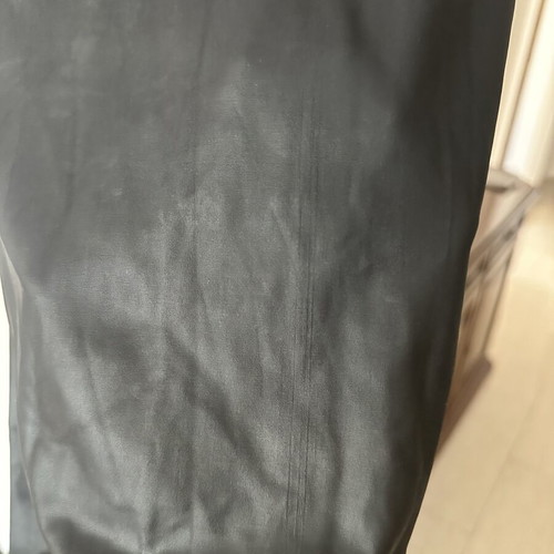 Leather dress slim fit, like new, black, size XS