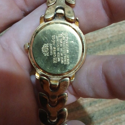 Orient Watch Co. Vintage OWZ2-L00 women's watch used, gold color