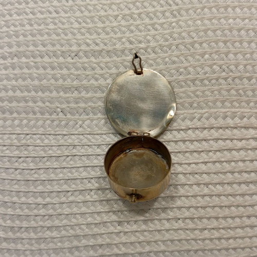 Vintage Mexican abalone pillbox
