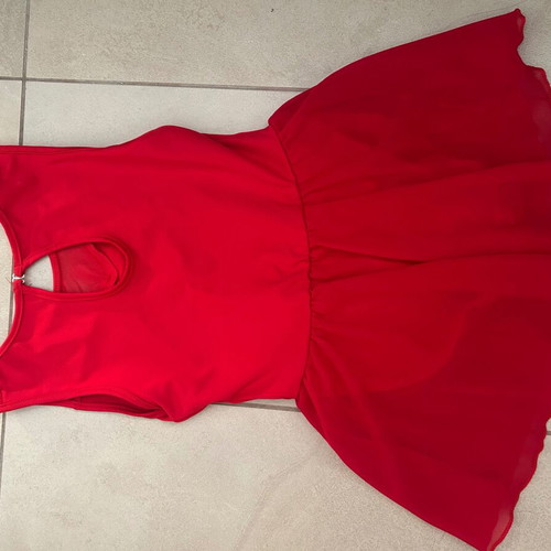 Rhythmic Ballet Dress red 5-6 years new