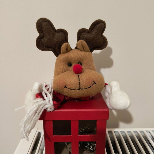 Christmas box Reindeer new, decorative