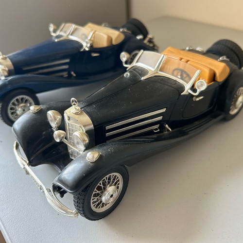 Mercedes antique model cars Burago 1/18 used, very old, rare