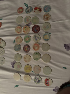 Pokémon tazos bundle used, 99 items, retro 00s