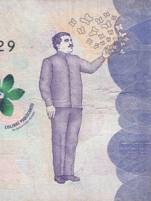 Colombia banknote used