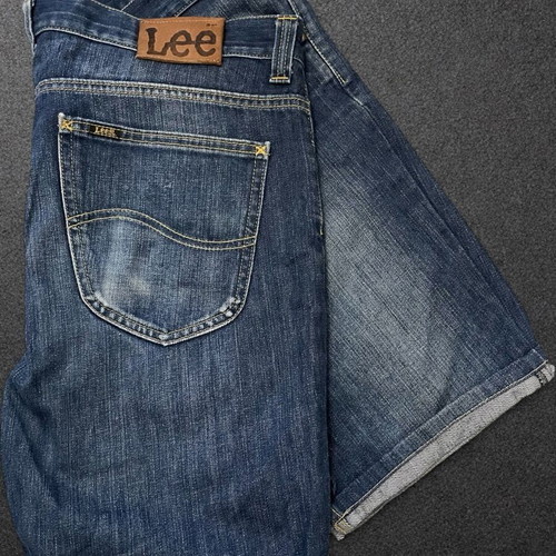Lee denim shorts size 36 like new, blue cotton
