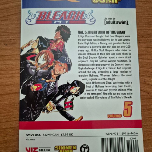 Bleach manga volume 5 new, English