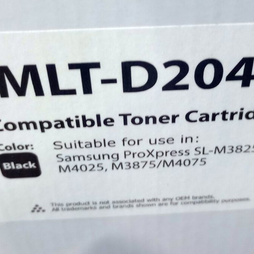Samsung toner MLT-D204E like new, black