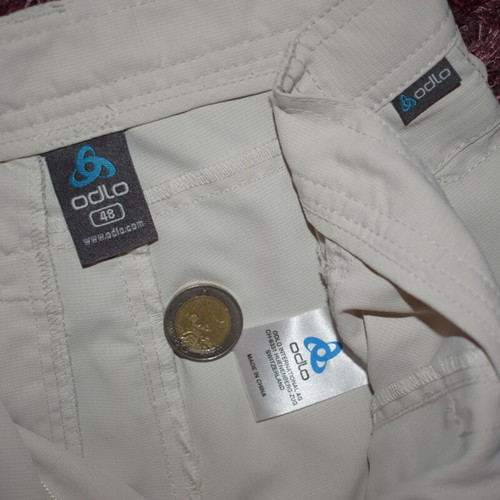 Odlo F-Dry Climate Mens Pant new, size M, gray and beige