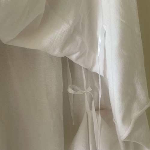 Ioanna Kourbela skirt white like new, rib fabric, size M
