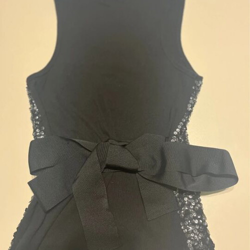 Atos Lombardini blouse with sequins medium like new, black and silver