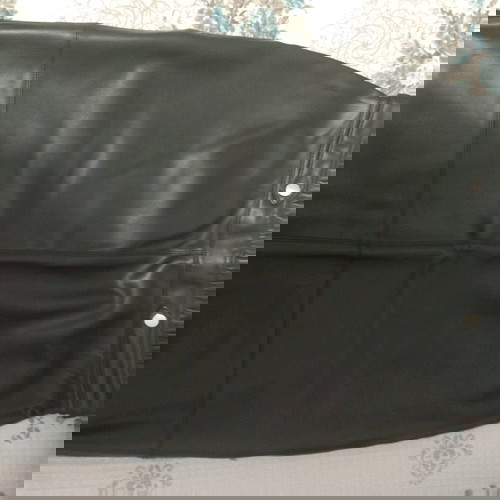 Φούστα midi δερματίνη Zara, μαύρη, small, αφορετη, άψογη κατάσταση