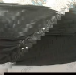 Φούστα midi δερματίνη Zara, μαύρη, small, αφορετη, άψογη κατάσταση