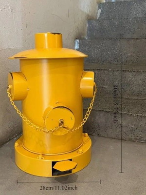 Fire hydrant yellow bin 40x28cm new