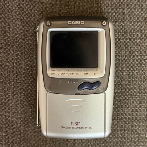 Casio TV-970 LCD Mini Portable TV used