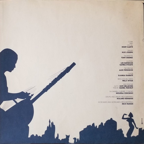 Mory Kanté Akwaba Beach vinyl album used, electronic folk world
