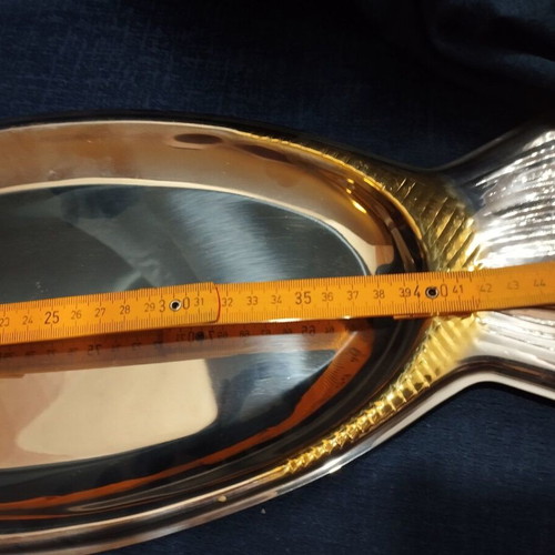 Fish serving platter stainless steel like new