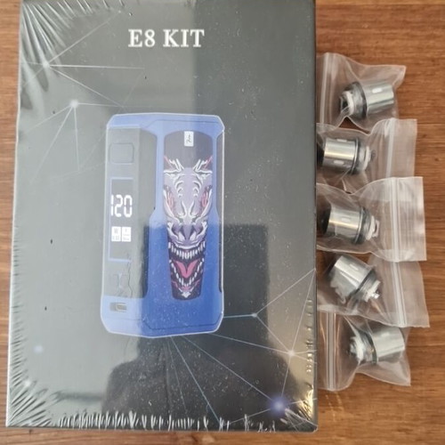 E8 Kit Electronic Cigarette New with 5 Coils