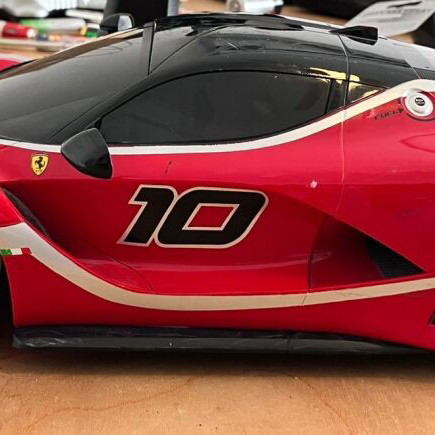 Ferrari toy car used without tires with remote control