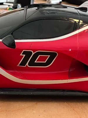 Ferrari toy car used without tires with remote control
