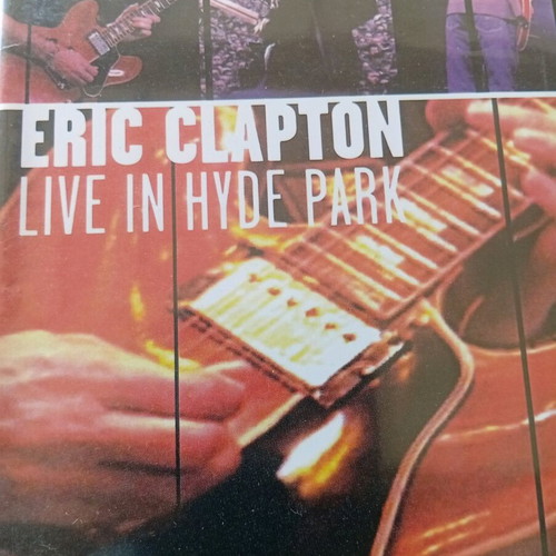 Eric Clapton DVD Live in Hyde Park like new